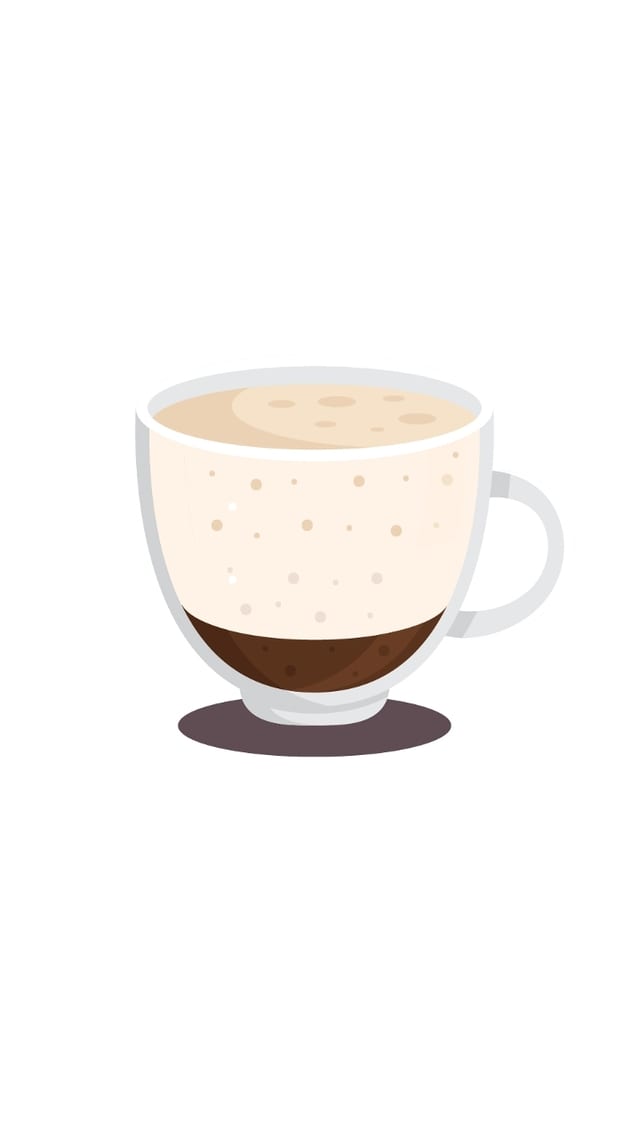Latte 10oz or 12oz.